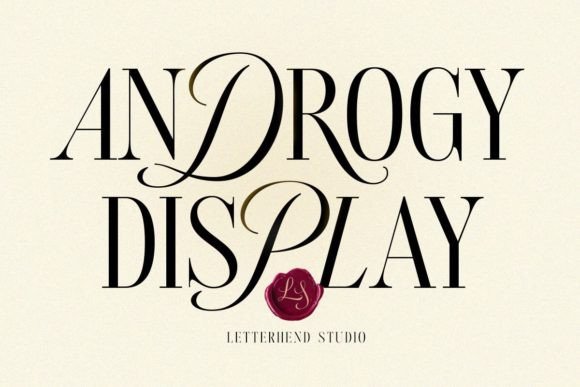 Androgy Display: A Serif Font for Editorial Elegance