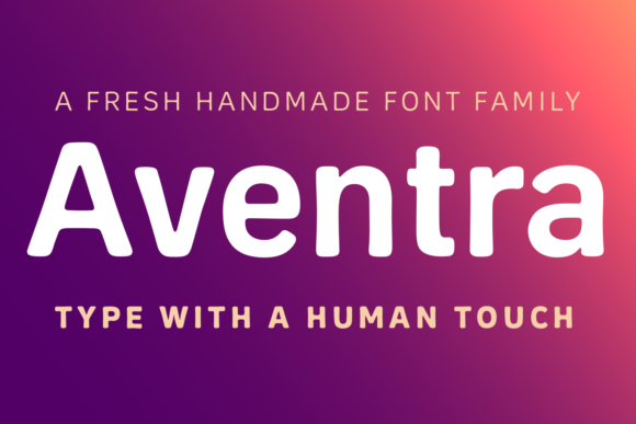 Aventra Typeface for Editorial Design