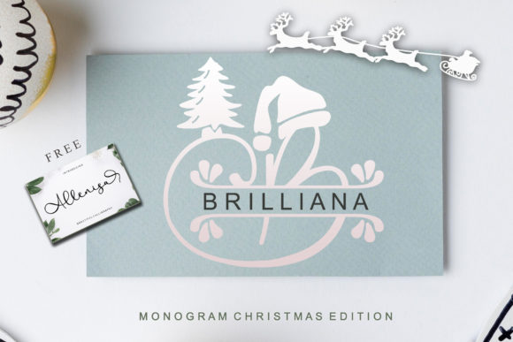 Brilliana Monogram Typeface for Elegant Editorial Design