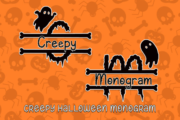 Creepy Halloween Monogram Typeface Review