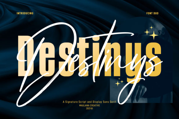 Destinys Font Review: A Versatile Script for Designers