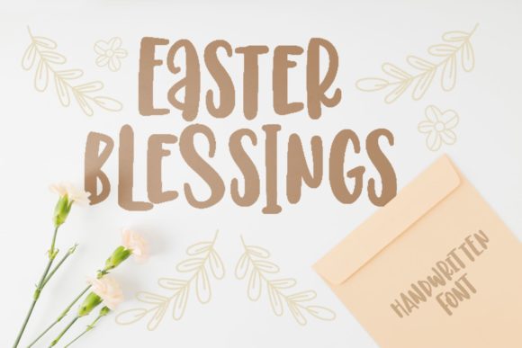 Easter Blessings Font: A Joyful Script for Creative Designs