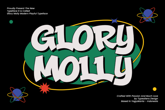 Glory Molly Typeface for Bold Campaigns