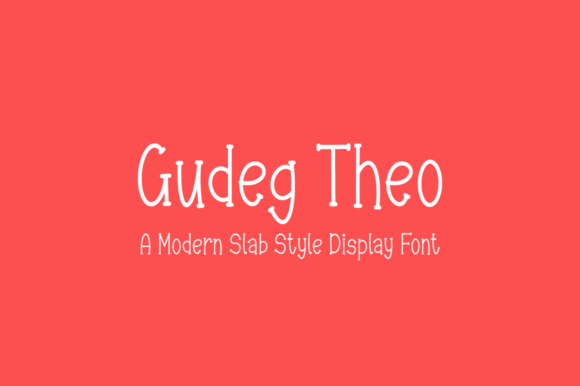 Gudeg Theo Typeface for Editorial Design