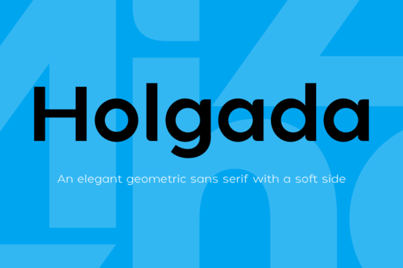 Holgada Family: A Friendly Typeface for Modern Web Design