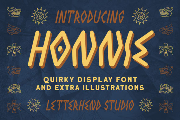 Honnie - Quirky Display: A Typeface for Modern Editors
