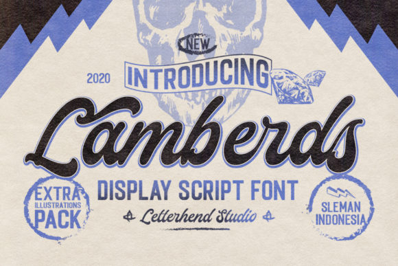 Lamberds Font: A Joyful Display Typeface for Editors