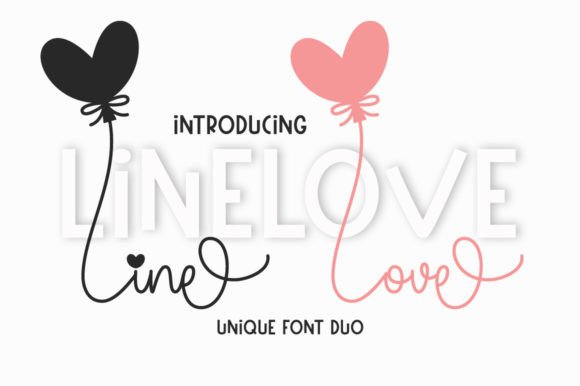 Line Love Duo: A Chic Handwritten Font for Crafters