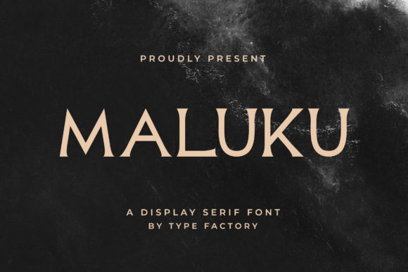 Maluku Typeface: A Minimalist Serif for Editorial Design