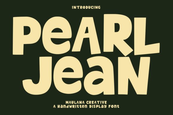 Pearl Jean: A Fresh Sans Serif Typeface for Modern Editors