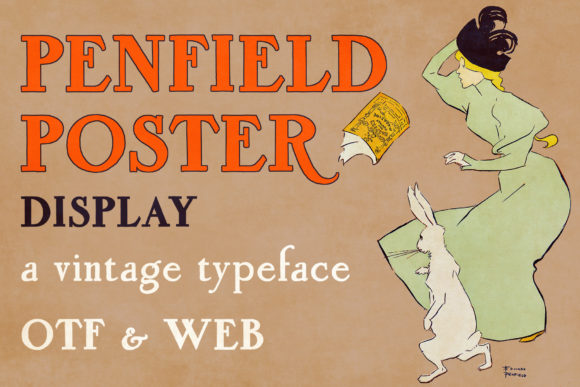 Penfield Poster: A Vintage Typeface for Bold Campaigns