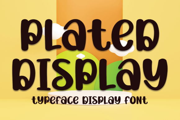 Plated Display Font for Scroll-Stopping Social Media