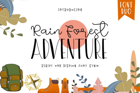 Rain Forest Adventure Font for Crafters