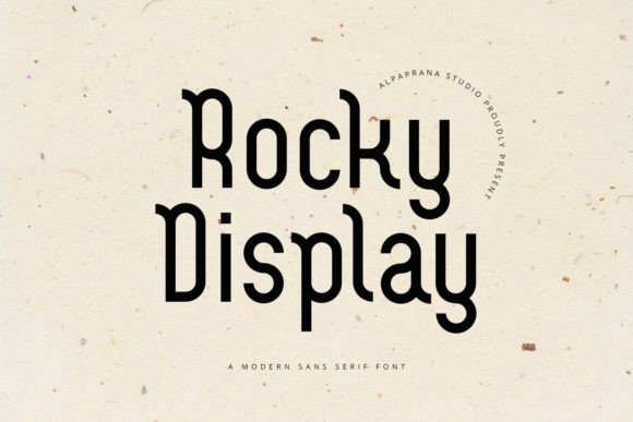 Rocky Display: A Modern Sans Serif Typeface Review