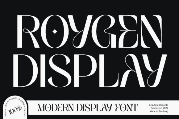 Roygen Display: The Elegant Sans Serif Typeface for Modern Brands
