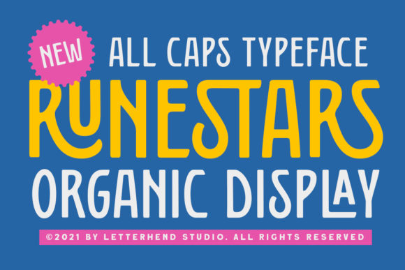 Runestars: A Unique Display Typeface for Branding