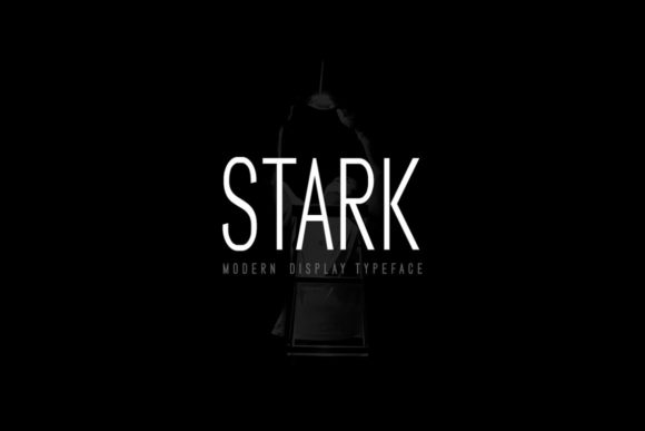 Stark: A Bold Display Typeface for Web Design