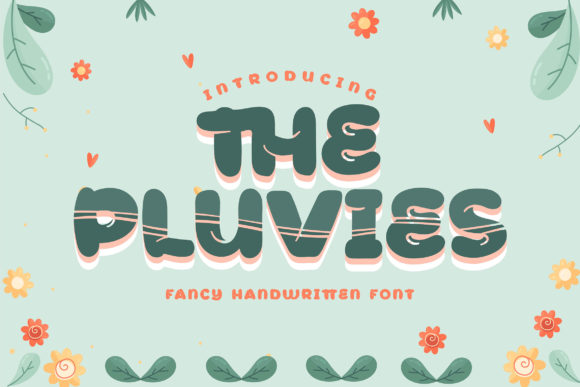 The Pluvies Font: A Playful Typeface for Makers