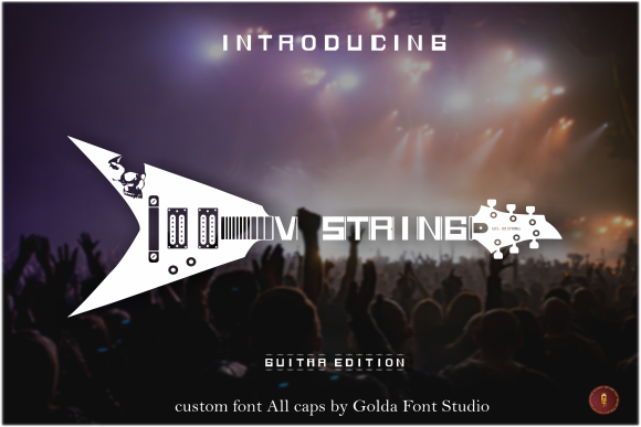 V String Typeface for Modern Branding