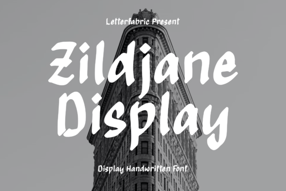 Zildjane Display Font for Handmade Branding